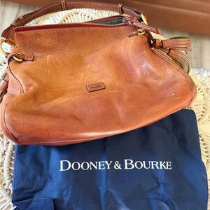 Dooney & Bourke Brown Leather Shoulder Bag